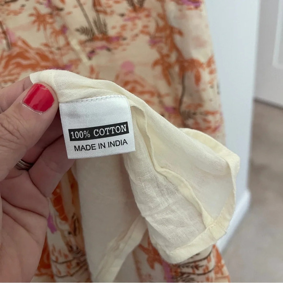 Olivia James The Label Delia Dress Escape Tawny Maxi - Picture 7 of 7